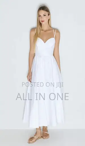 White Strap Women Dress