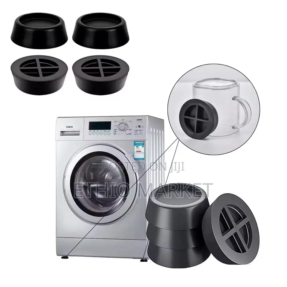 4-Piece Set of Anti-Vibration and Non-Slip