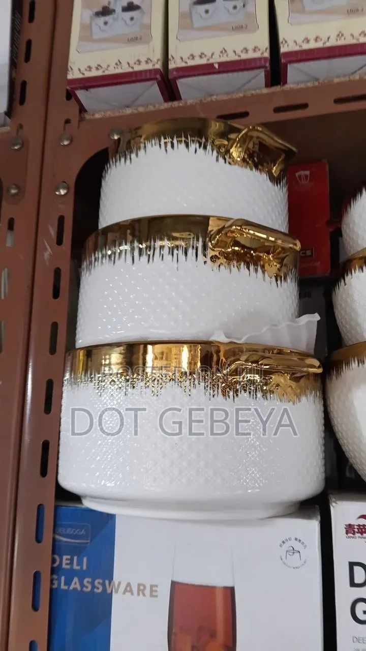 3 Ceramic Soup Pot Set