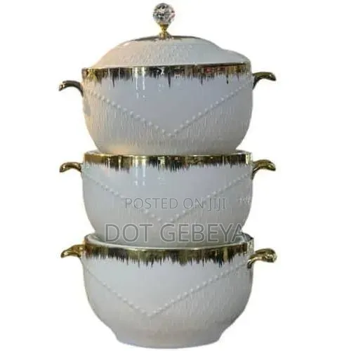3-Ceramic Soup Serving Bowl Set