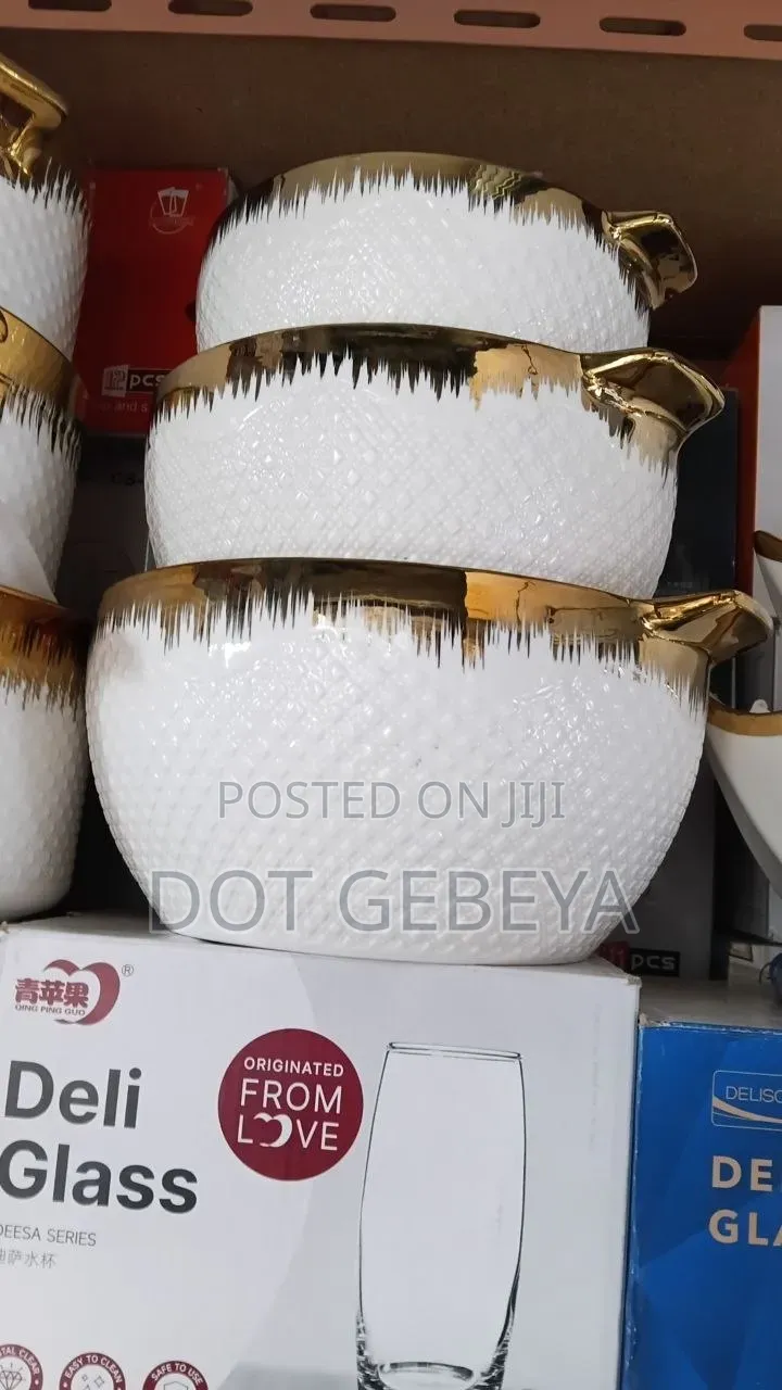 3-Ceramic Soup Serving Bowl Set