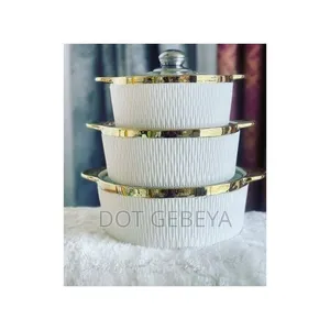 Luxury 3-Piece Ceramic Casserole Set