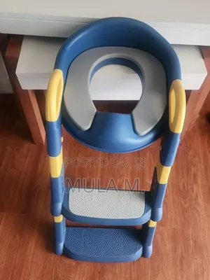 Foldable Potty Training Seat With an Adjustable Step Ladder.