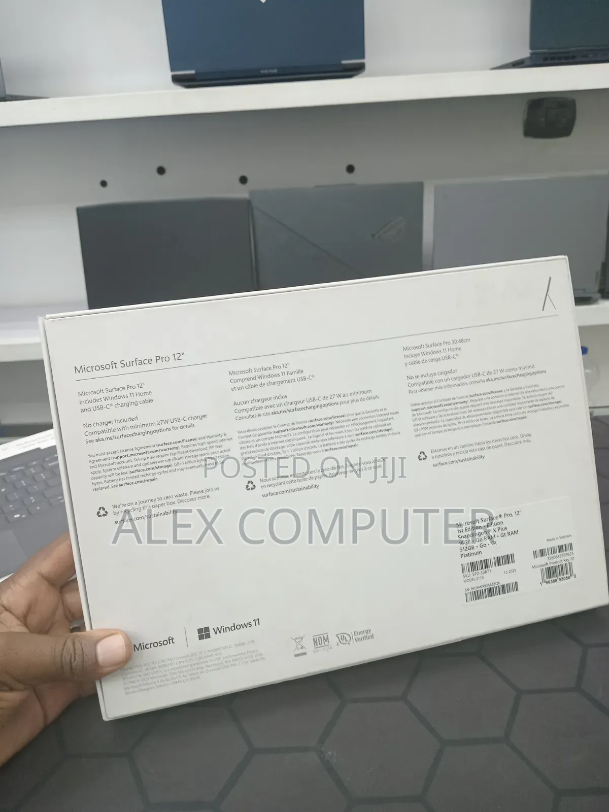 New Microsoft Surface Pro 16GB Qualcomm Snapdragon X Plus SSD 512GB