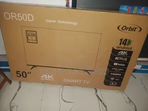 Orbit Smart Qled TV 50 Inch Googel TV Doubel Framless 2026 Hifi Spe