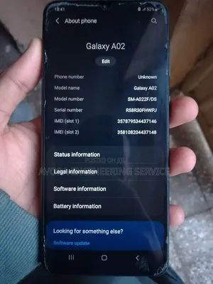 Samsung Galaxy A02 64 GB Black