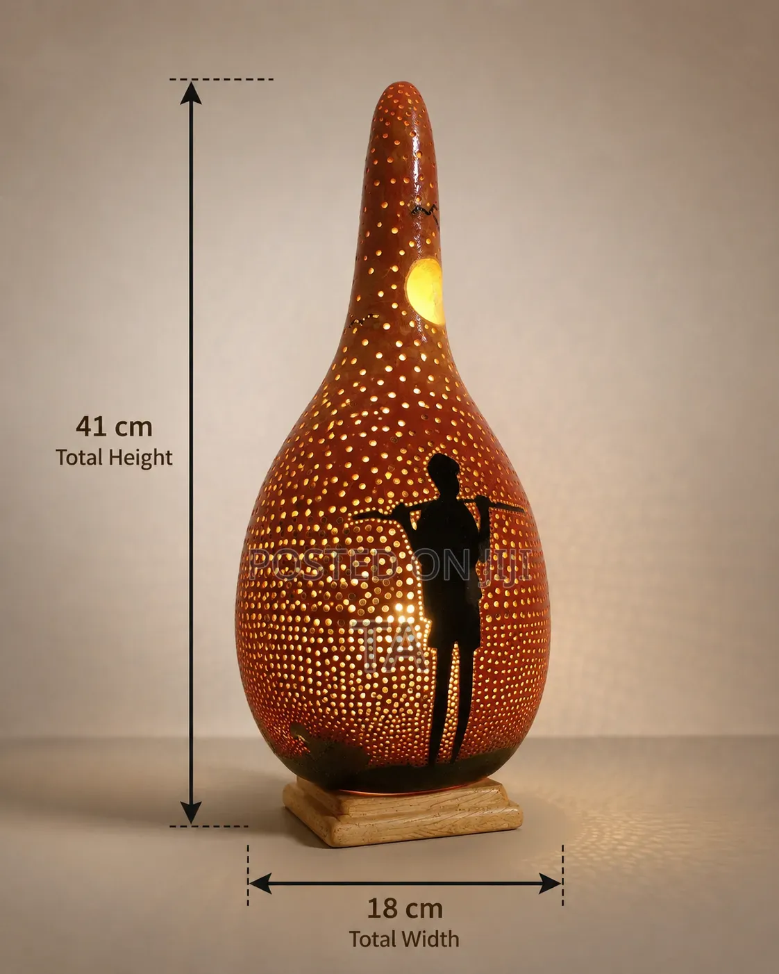 Handcrafted Gourd Lampshade የማስዋቢያ መብራት
የጌጥ መብራት
የቤት ጌጥ
የእጅ ስራ ውጤት