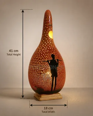 Handcrafted Gourd Lampshade የማስዋቢያ መብራት
የጌጥ መብራት
የቤት ጌጥ
የእጅ ስራ ውጤት