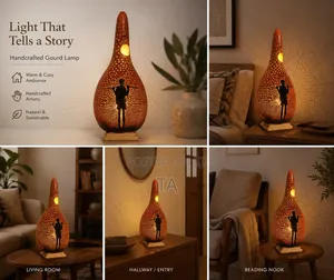 Handcrafted Gourd Lampshade የማስዋቢያ መብራት
የጌጥ መብራት
የቤት ጌጥ
የእጅ ስራ ውጤት