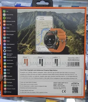 GPS-1 Smart Watch With Built-in GPS, AMOLED Display Built-in Torch