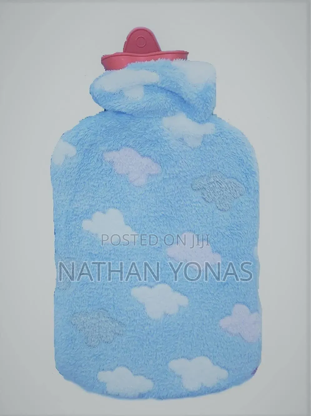 Hot Water Bottle With a Soft Plush Cover