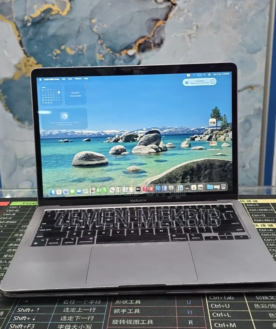 New Laptop Apple MacBook Air 2020 M1 8GB Apple M1 SSD 256GB
