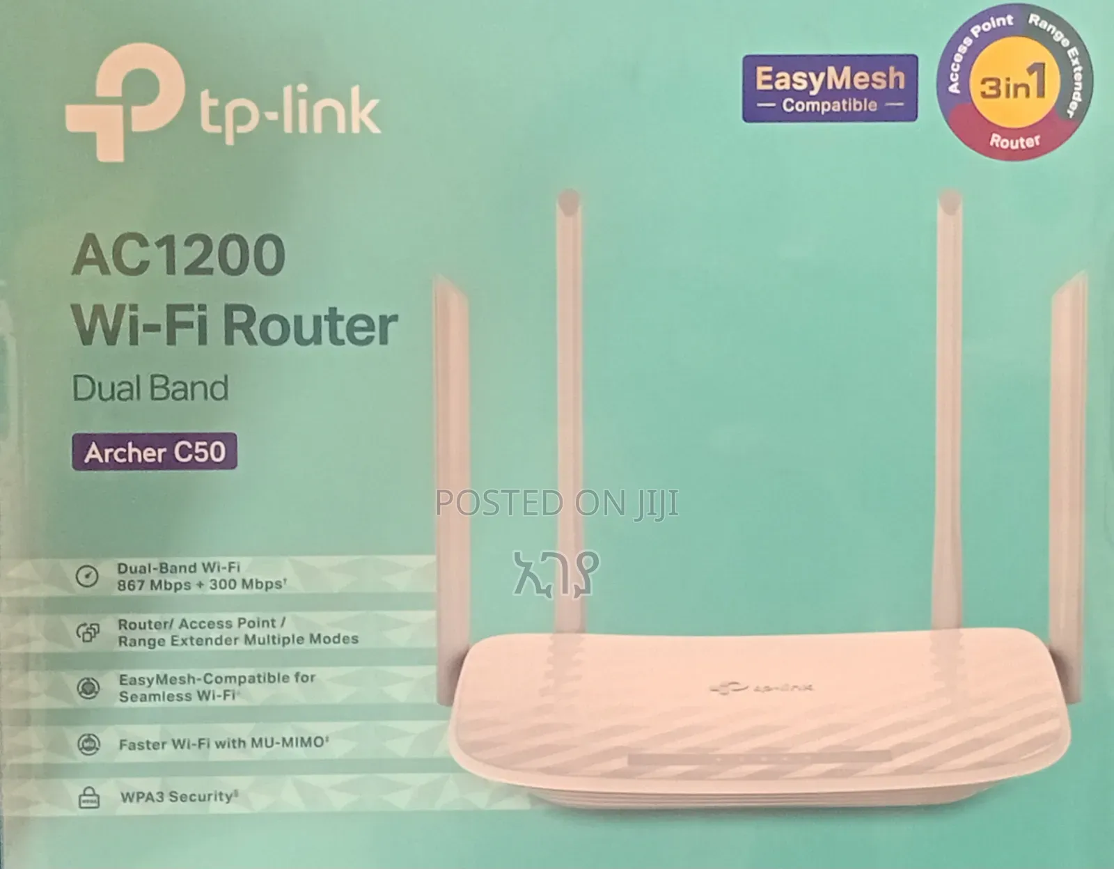 Tplink Ac1200 WiFi Router Archer 50 Tp Link Dual Band