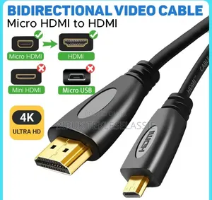 Micro HDMI to HDMI Cable 1.5 Meter