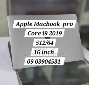 New Laptop Apple MacBook Pro 2019 64GB Intel Core i9 SSD 512GB