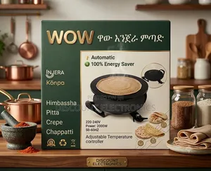 ​WOW Enjera Beaking and Automatic Multi-Purpose Flatbread Maker 2000W