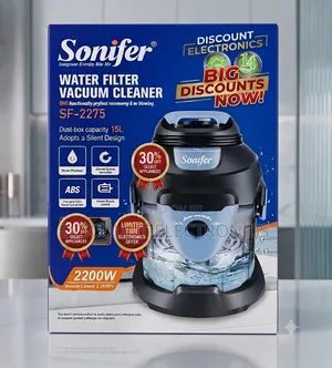 Sonifer SF-2275 Water Filter Vacuum Cleaner Promotional Product Box