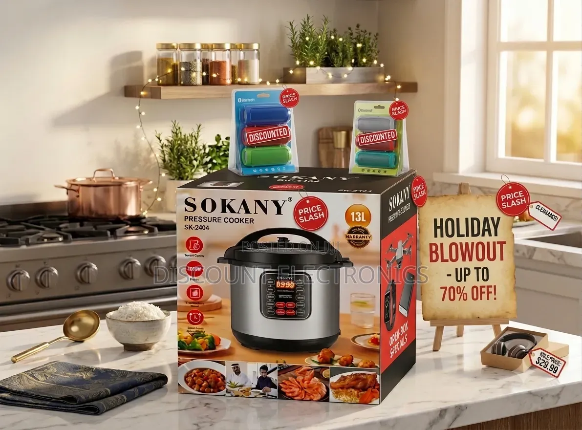 Sokany 13L Electric Pressure Cooker (SK-2404)