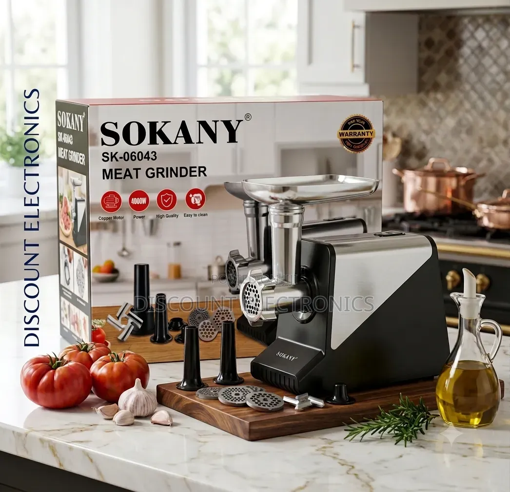 Sokany SKW Heavy-Duty Electric Meat Grinder