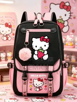 Hello Kitty School Backpack for Girls | Cute Spacious
