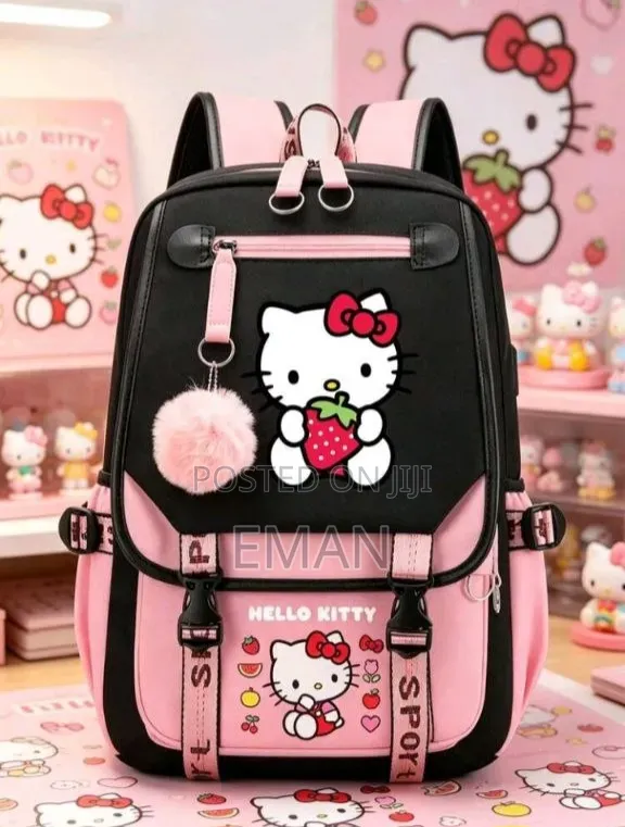 Hello Kitty School Backpack for Girls | Cute Spacious