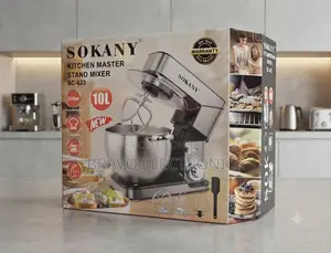  Sokany Stand Mixer 10L – Stainless Steel Bowl | Heavy Duty