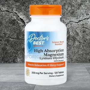 Doctor's Best
High Absorption Magnesium, 120 Tablets(100mg Per Tablet)