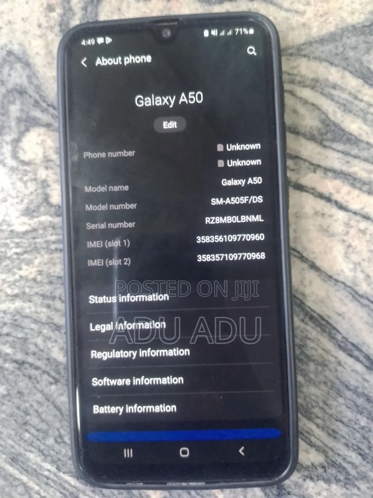 Samsung Galaxy A50 128 GB Blue