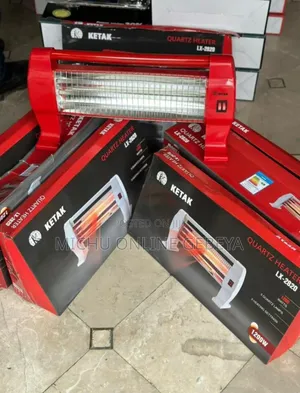 Ketak ባለ 3 አምፖል የቤት ማሞቂያ 3 Quartz Lamp Heater/ Free Delivery
