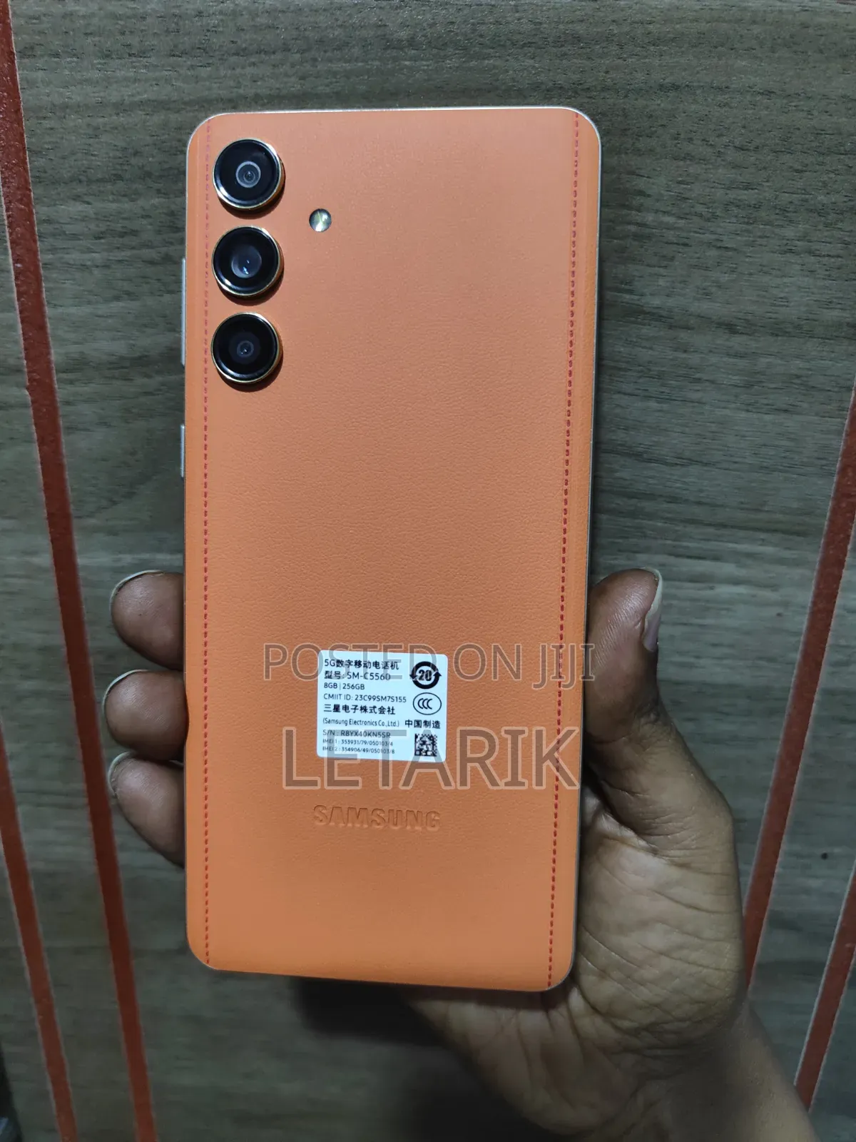 New Samsung Galaxy C55 256 GB Orange