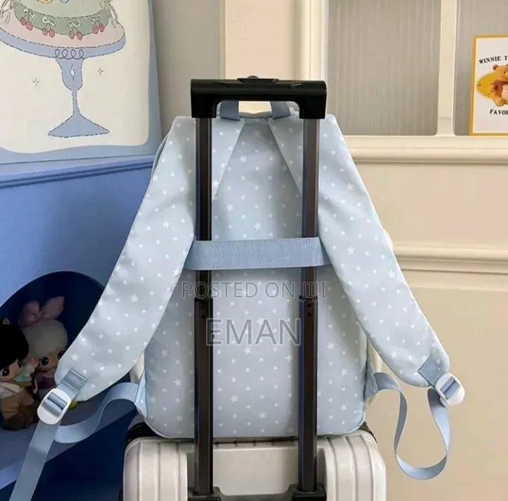 Cute Light Blue School Backpack for Girls | Large Capacity