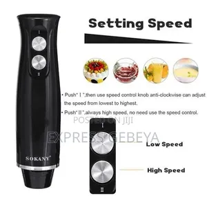 Sokany 4 in 1 Hand Blender መፍጫ