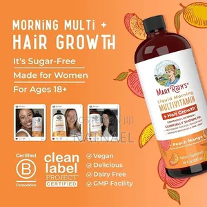 MaryRuth's Liquid Multivitamin + Lustriva Hair Growth