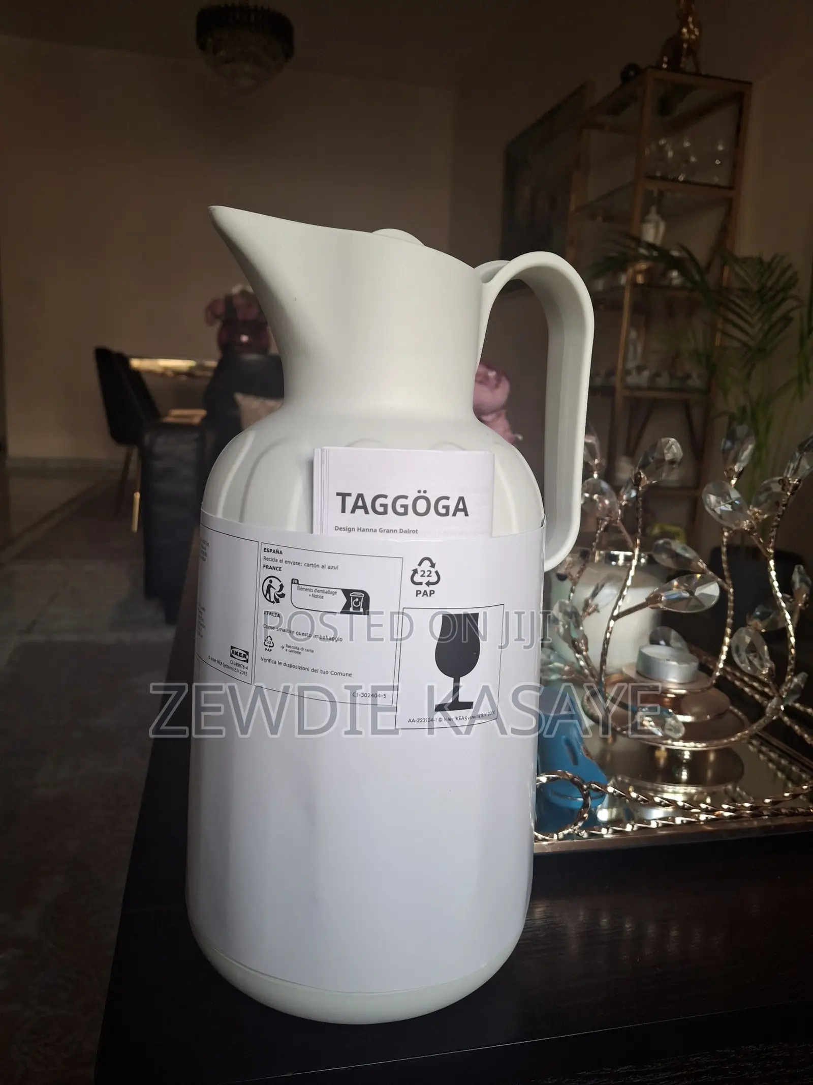 IKEA Thermo/ Vacuum Flask 1.6 ሊተር ፔርሙስ