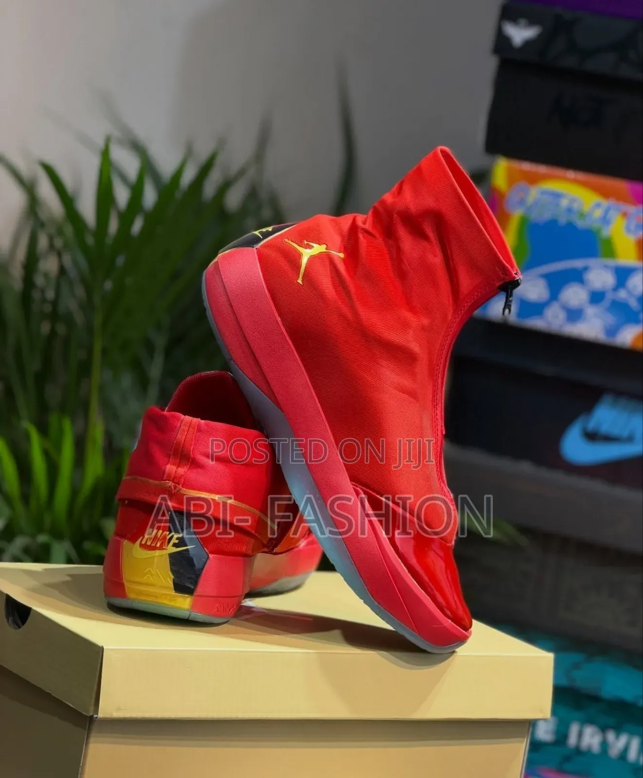 Air Jordan 4028 Red Boots Master Quality