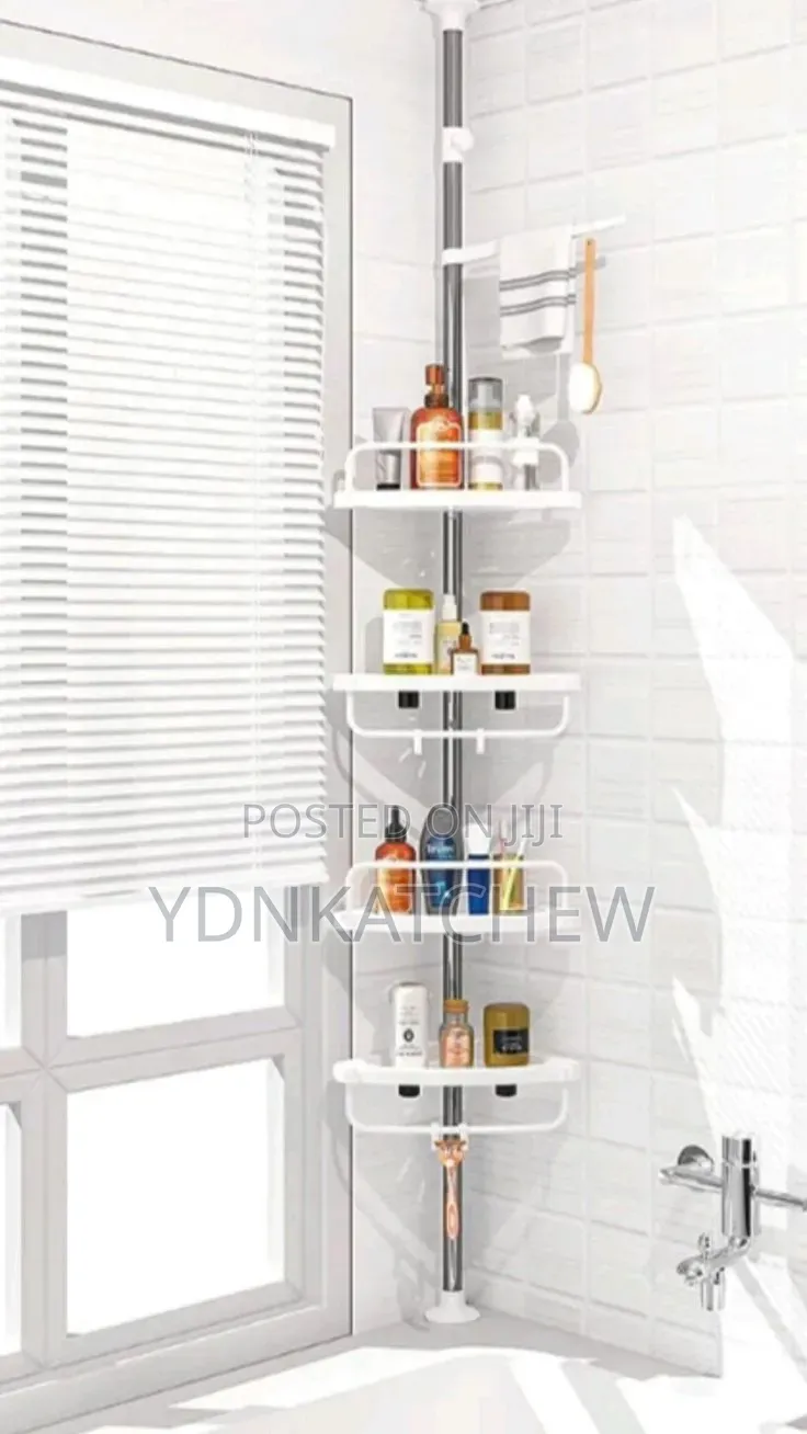 Bathroom Corner Shelf (የመፀዳጃ ቤት ኮርነር ላይ የሚገጠም የዕቃ መደርደሪያ
)