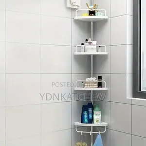 Bathroom Corner Shelf (የመፀዳጃ ቤት ኮርነር ላይ የሚገጠም የዕቃ መደርደሪያ
)