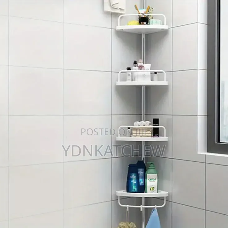Bathroom Corner Shelf (የመፀዳጃ ቤት ኮርነር ላይ የሚገጠም የዕቃ መደርደሪያ
)