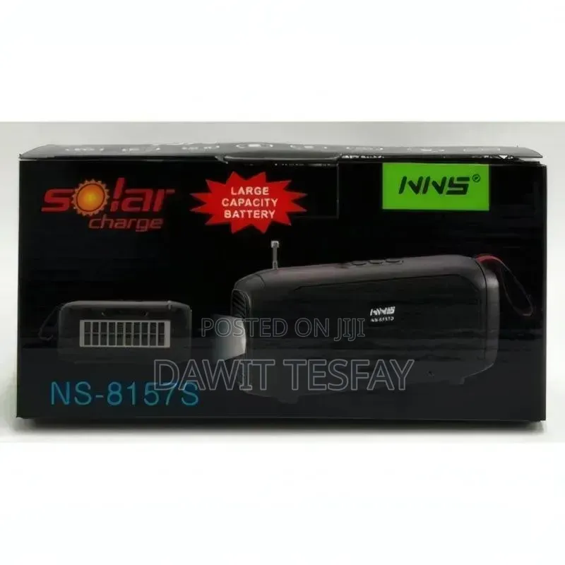 NNS Solar Radio/Bluetooth Speaker