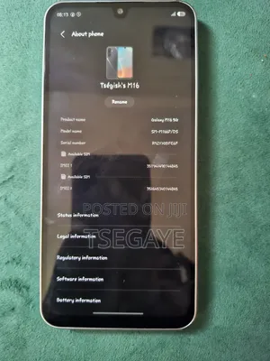 Samsung Galaxy M16 128 GB Gray