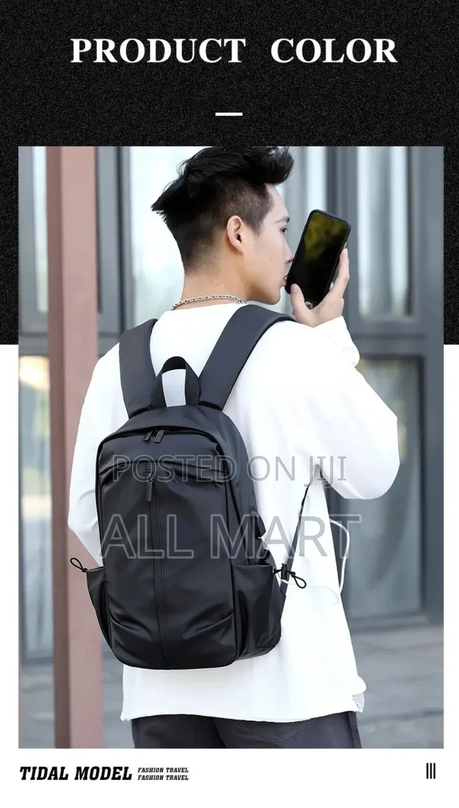 Multifunctional Backpack With USB Charging Port