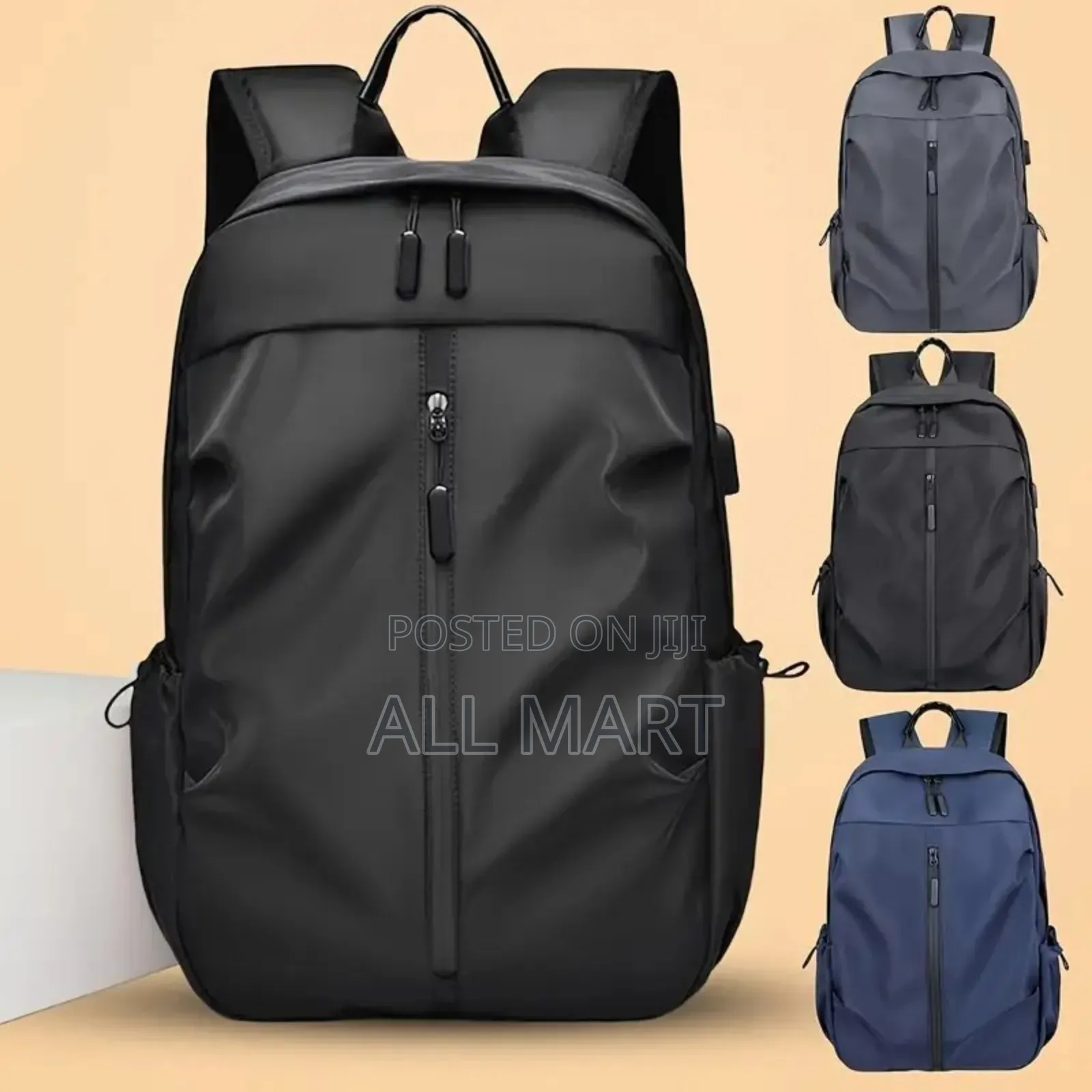 Multifunctional Backpack With USB Charging Port