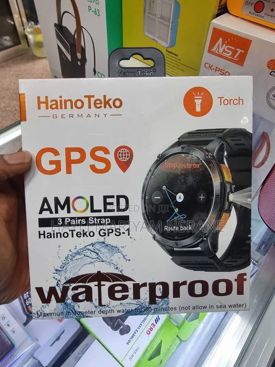 Haino Teko GPS-1 Smart Watch With Built-in GPS, AMOLED Display