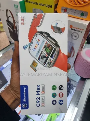 Smartbarry C92 Max 2.2" HD Smart Watch With Dual Camera SIM Card Slot