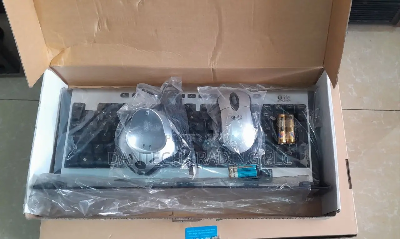 Elite Explorer Wireless Keyboard Optical Mouse Combo