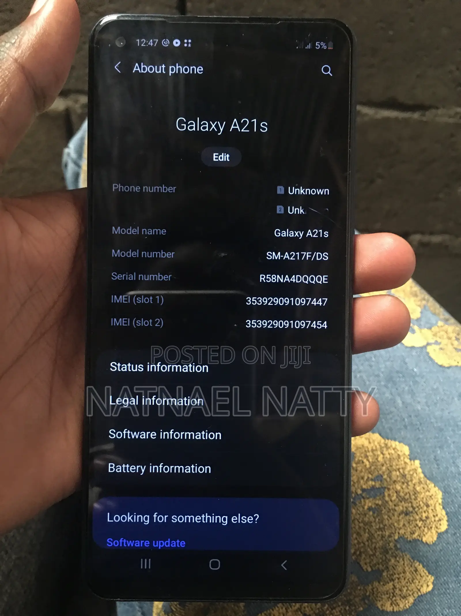 Samsung Galaxy A21s 64 GB Silver