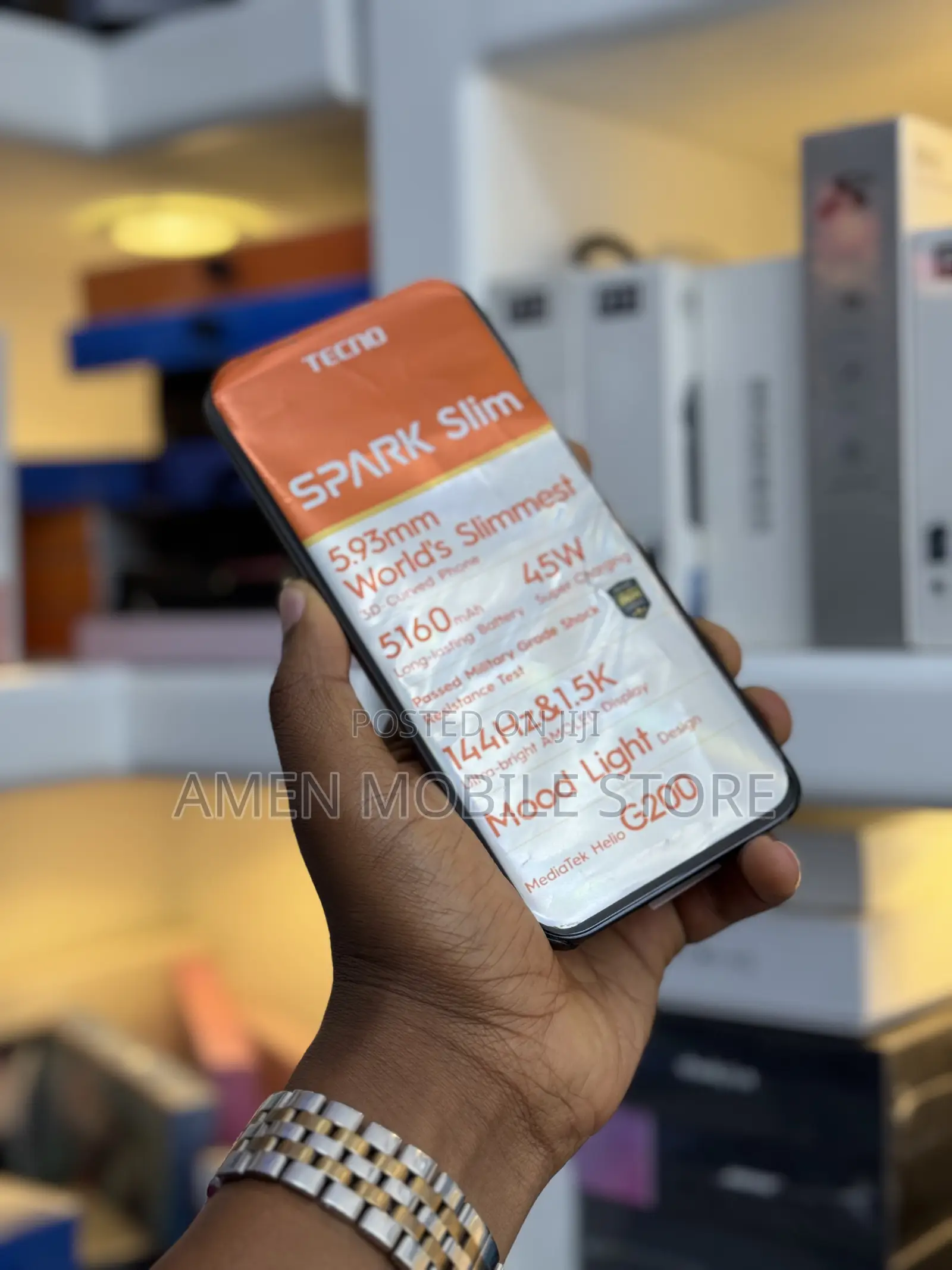 New Tecno Spark Slim 256 GB Gray