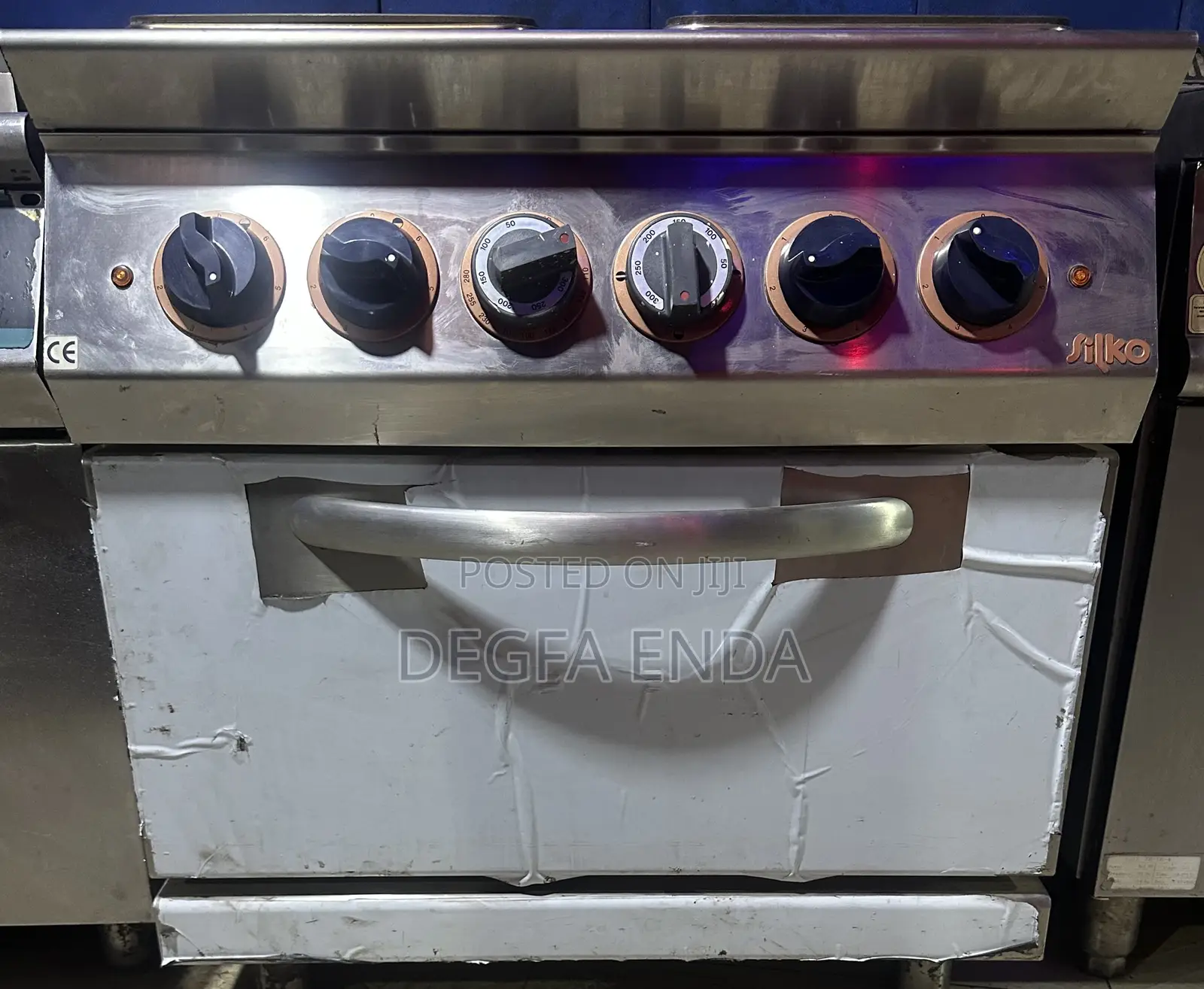 Silky 4 Hotplate Commercial Electric Range With Oven
