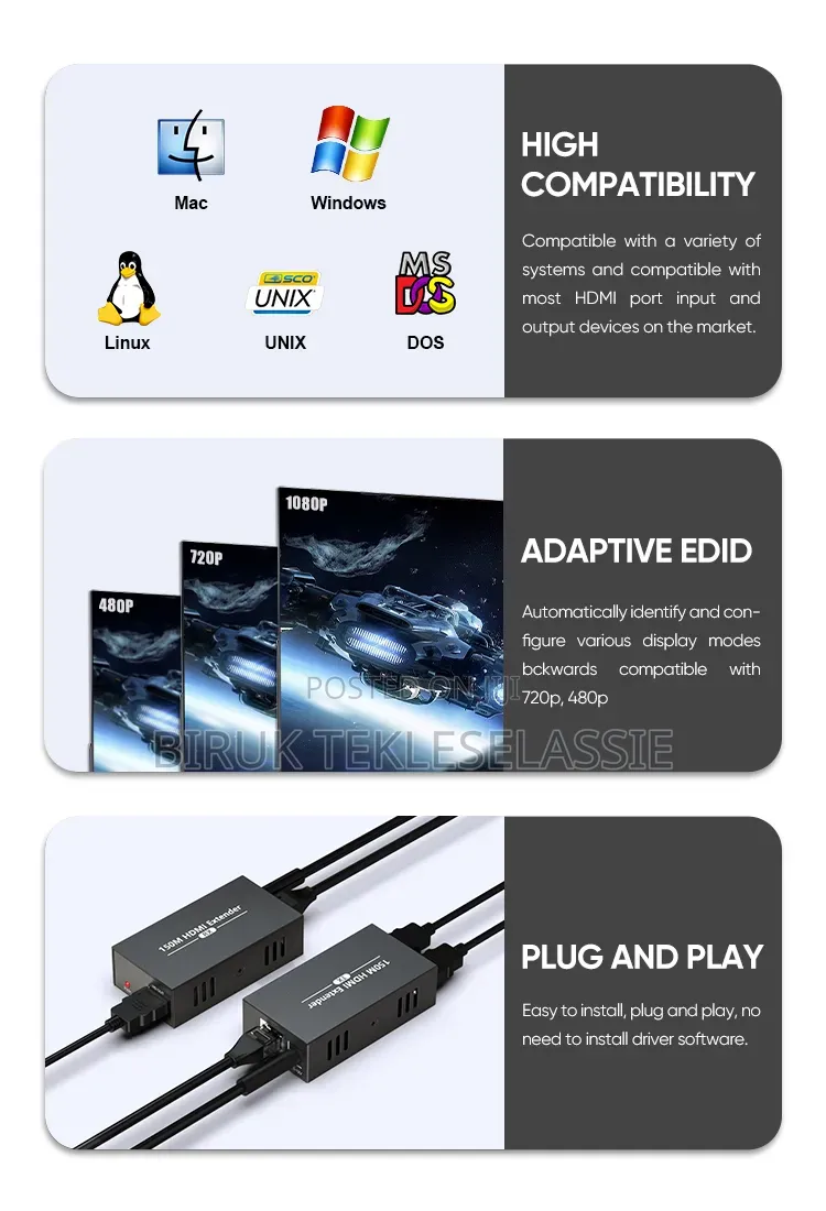 150 Meter RJ HDMI Extender