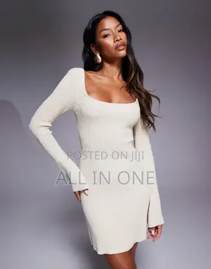 White Sweater Dress With Fair Price